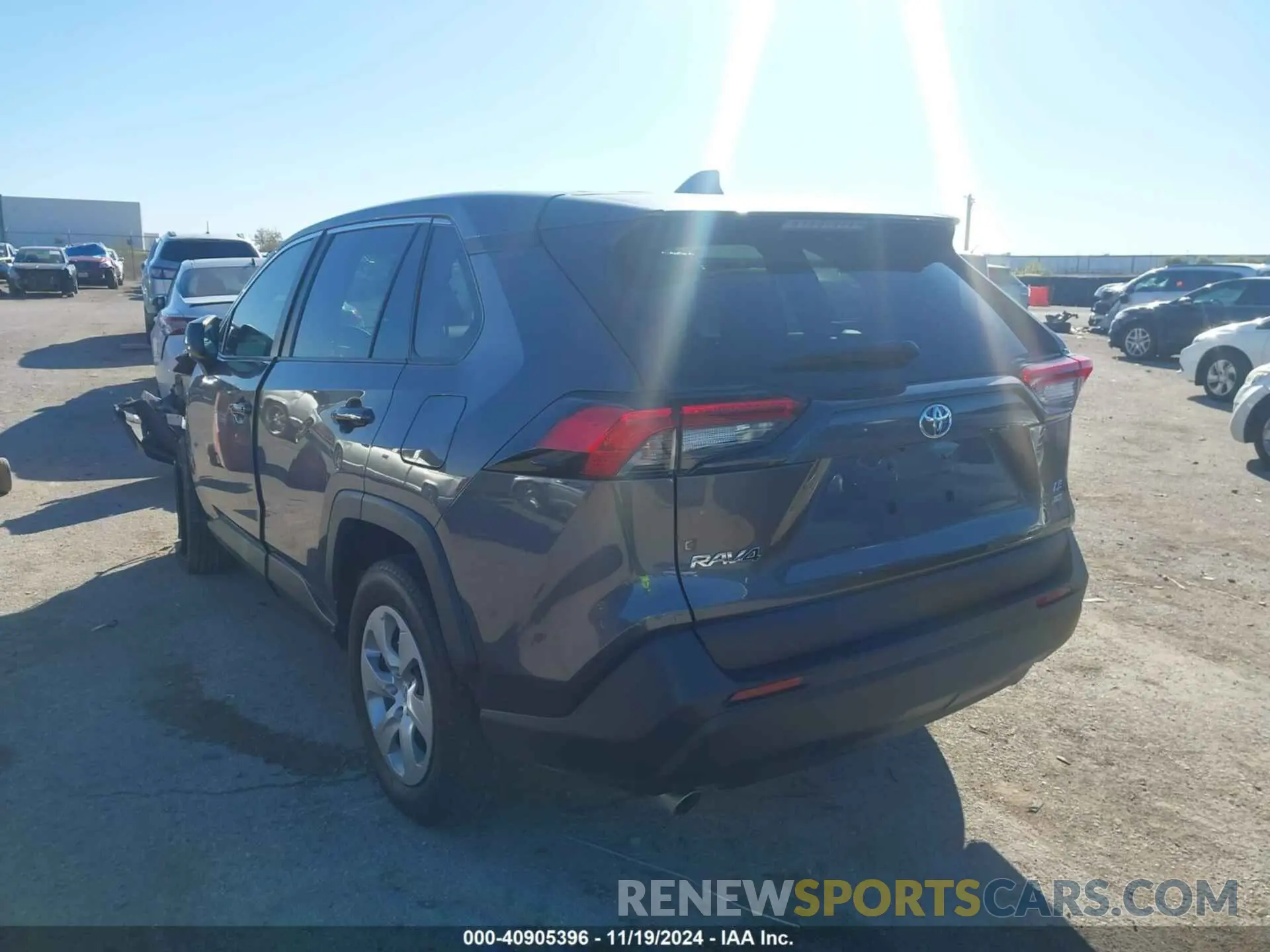 3 fotografías del automóvil dañado 2T3F1RFV1PC374896 TOYOTA RAV4 2023