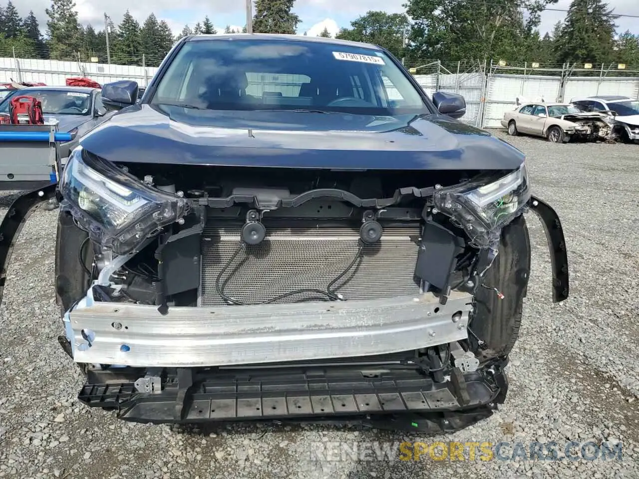 5 fotografías del automóvil dañado 2T3G1RFV1PC382663 TOYOTA RAV4 2023