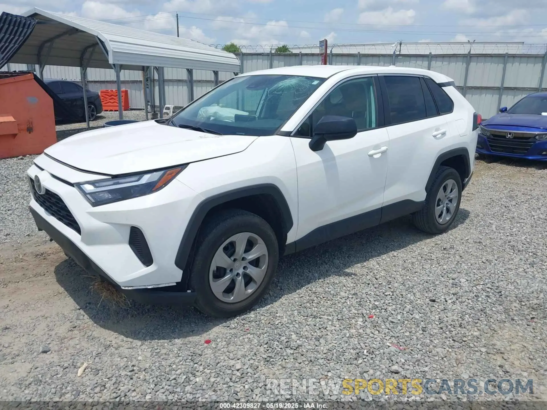 2 fotografías del automóvil dañado 2T3H1RFV0PC214923 TOYOTA RAV4 2023