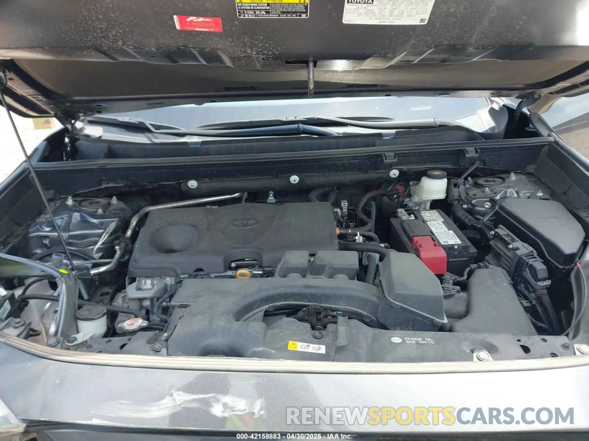 10 fotografías del automóvil dañado 2T3H1RFV0PC242415 TOYOTA RAV4 2023