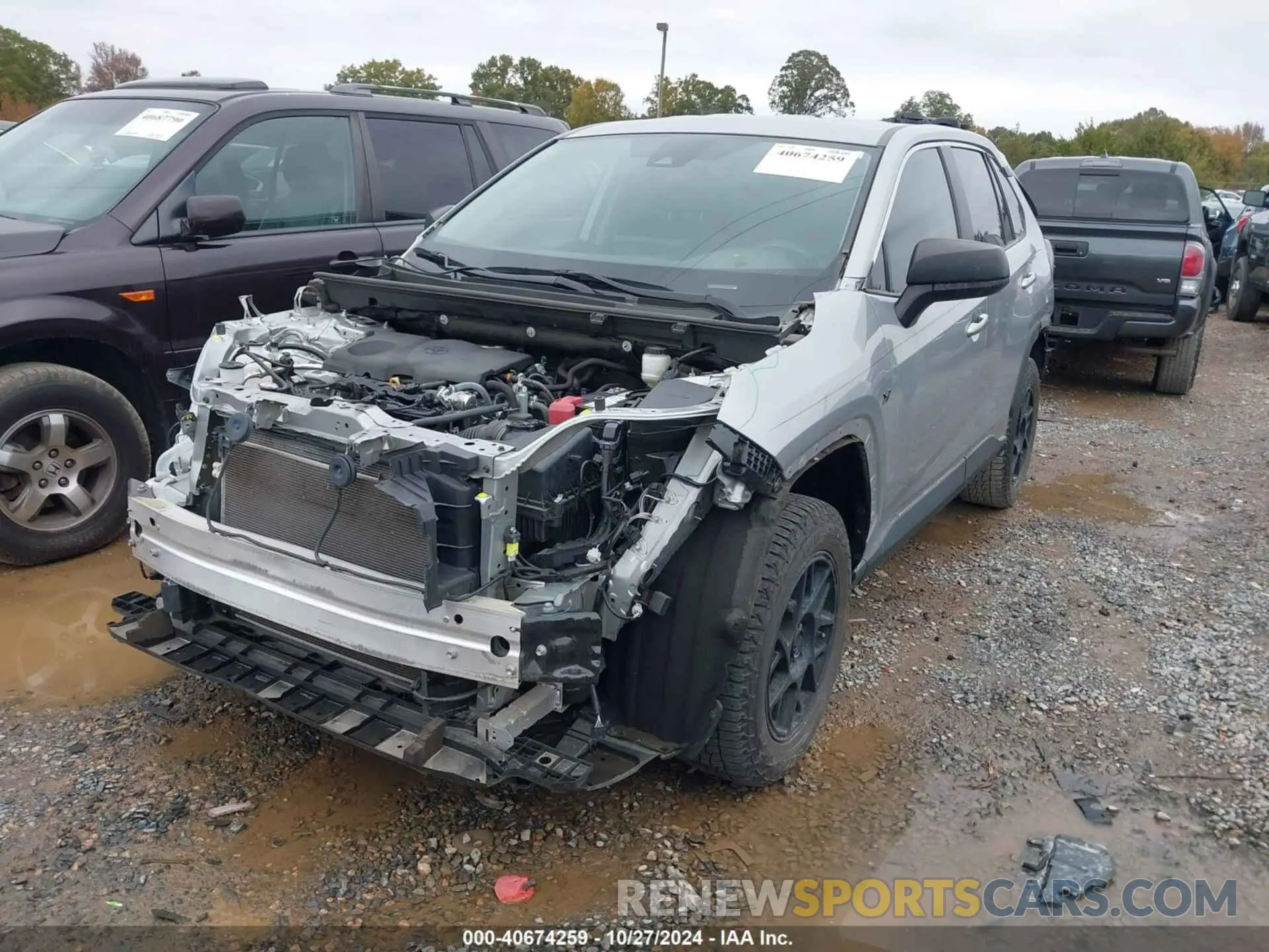 2 fotografías del automóvil dañado 2T3H1RFV0PW249038 TOYOTA RAV4 2023