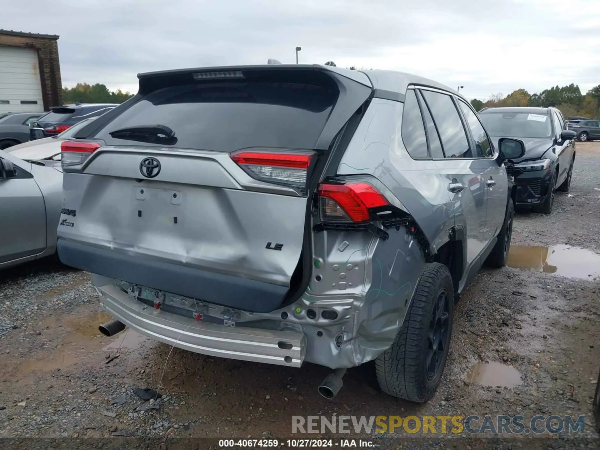 4 fotografías del automóvil dañado 2T3H1RFV0PW249038 TOYOTA RAV4 2023