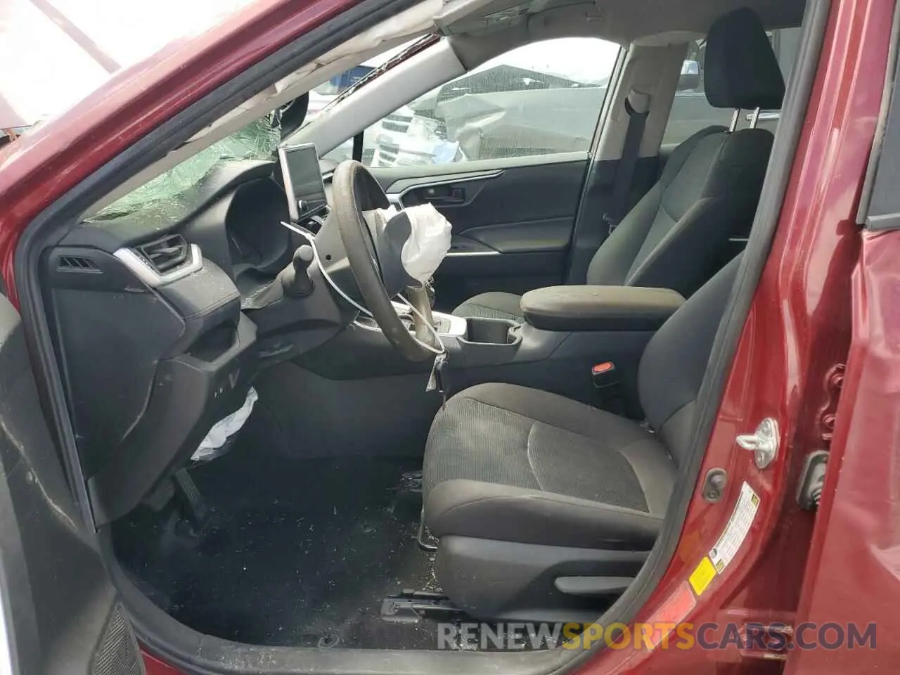 9 fotografías del automóvil dañado 2T3H1RFV1PW298703 TOYOTA RAV4 2023