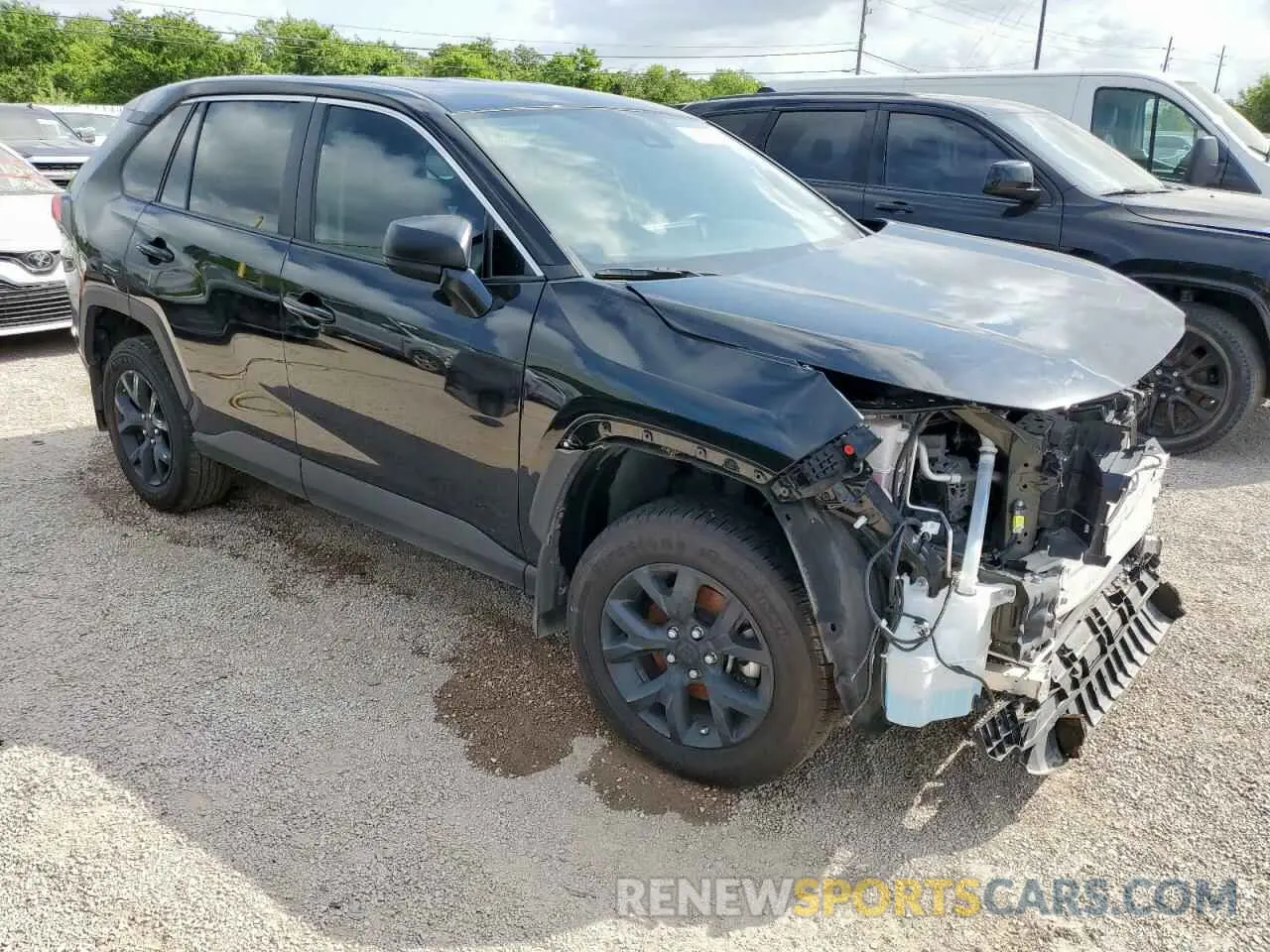 4 fotografías del automóvil dañado 2T3H1RFV2PC244179 TOYOTA RAV4 2023