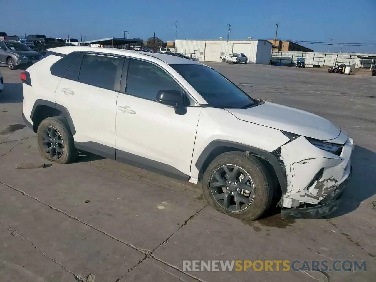 4 fotografías del automóvil dañado 2T3H1RFV3PC239945 TOYOTA RAV4 2023