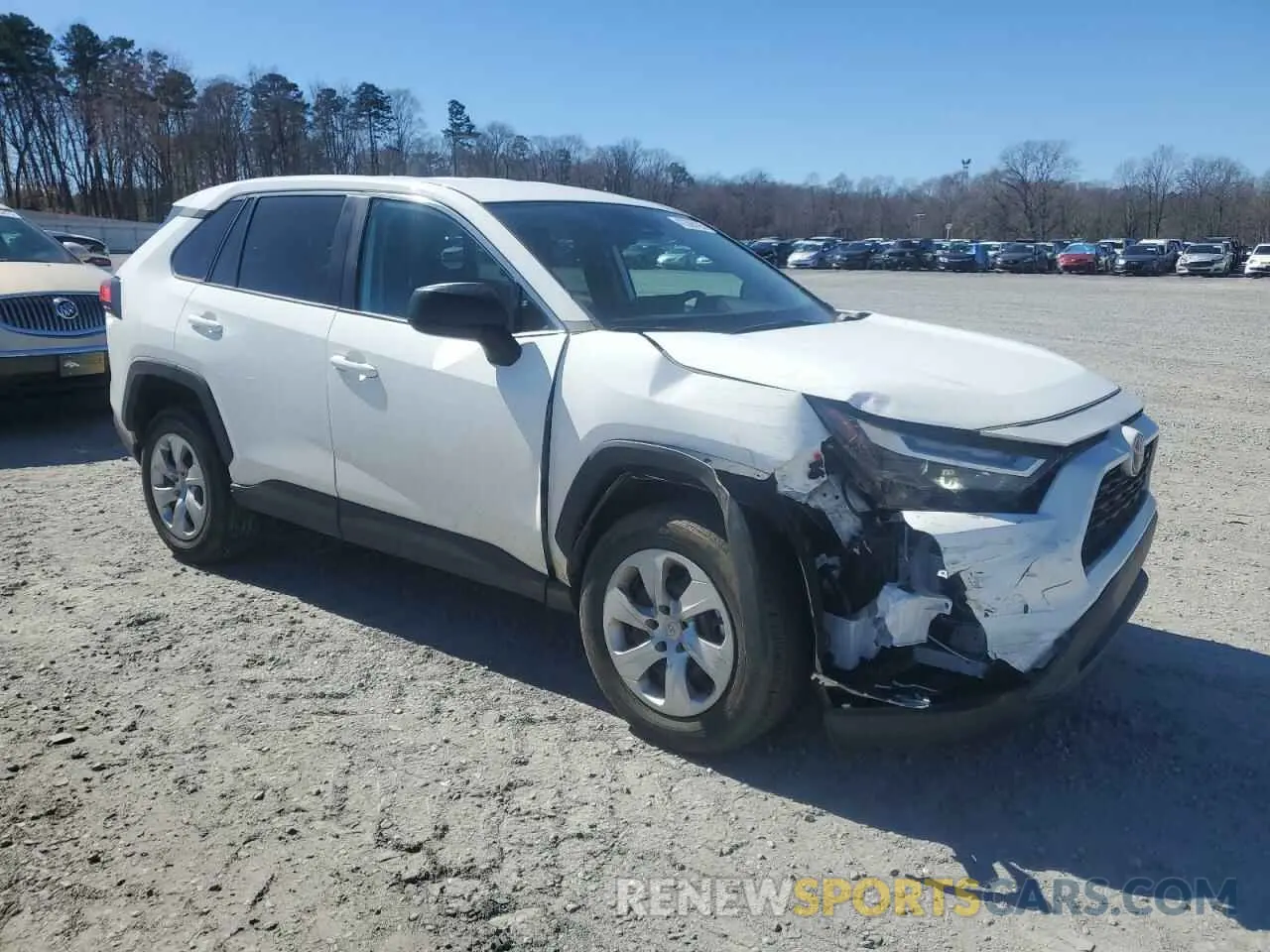 4 fotografías del automóvil dañado 2T3H1RFV5PC234035 TOYOTA RAV4 2023