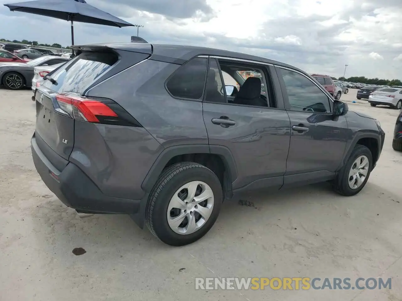 3 fotografías del automóvil dañado 2T3H1RFV7PC222145 TOYOTA RAV4 2023