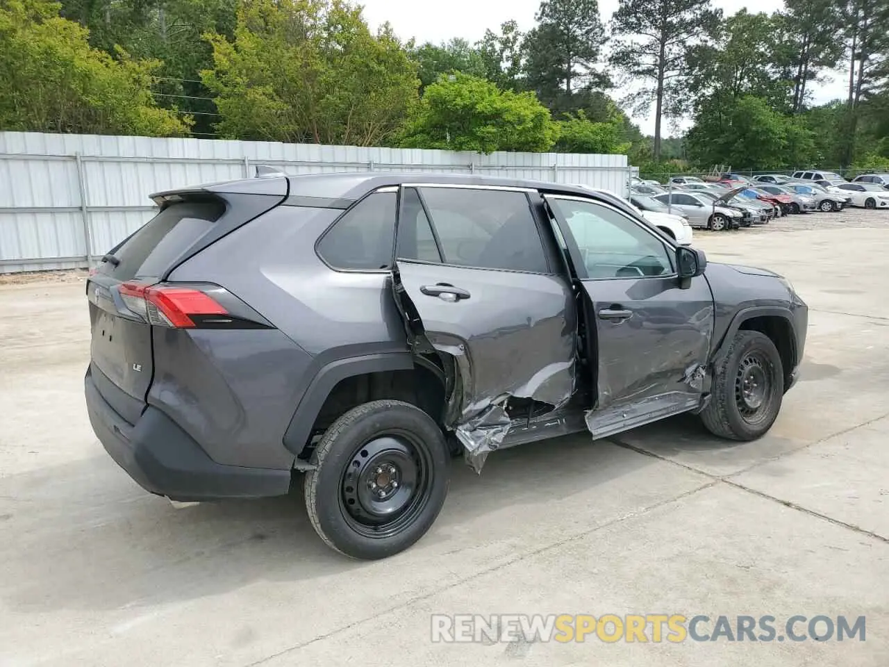 3 fotografías del automóvil dañado 2T3H1RFV7PC249197 TOYOTA RAV4 2023