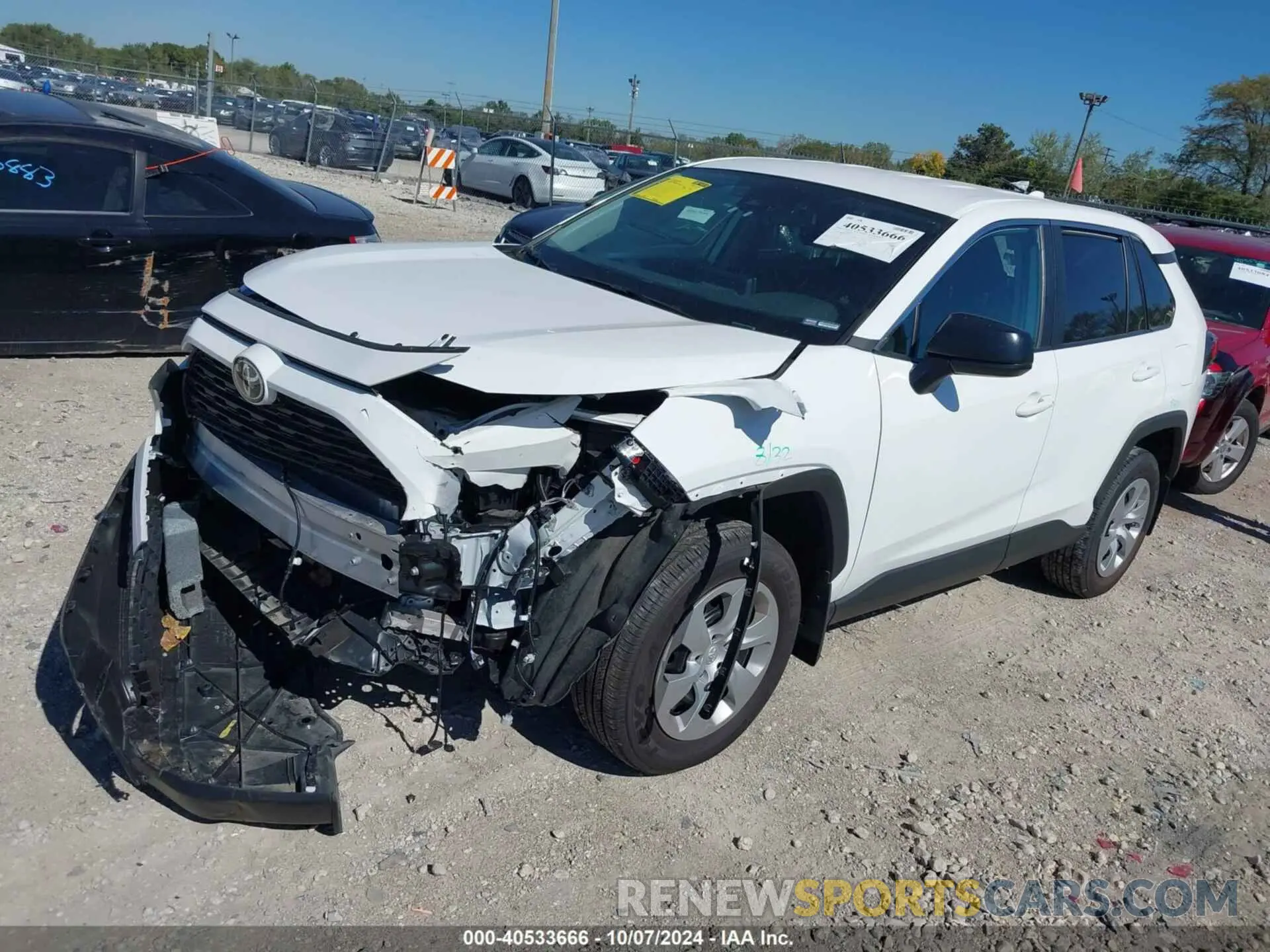 2 fotografías del automóvil dañado 2T3H1RFV8PC236104 TOYOTA RAV4 2023