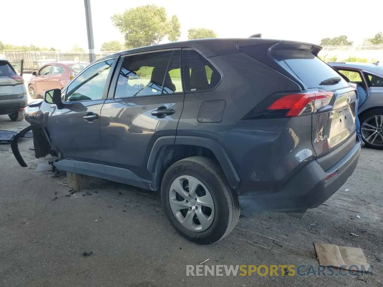 2 fotografías del automóvil dañado 2T3H1RFVXPW276697 TOYOTA RAV4 2023