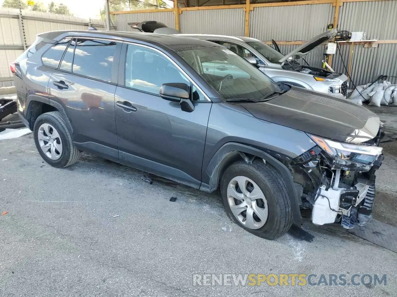 4 fotografías del automóvil dañado 2T3H1RFVXPW276697 TOYOTA RAV4 2023