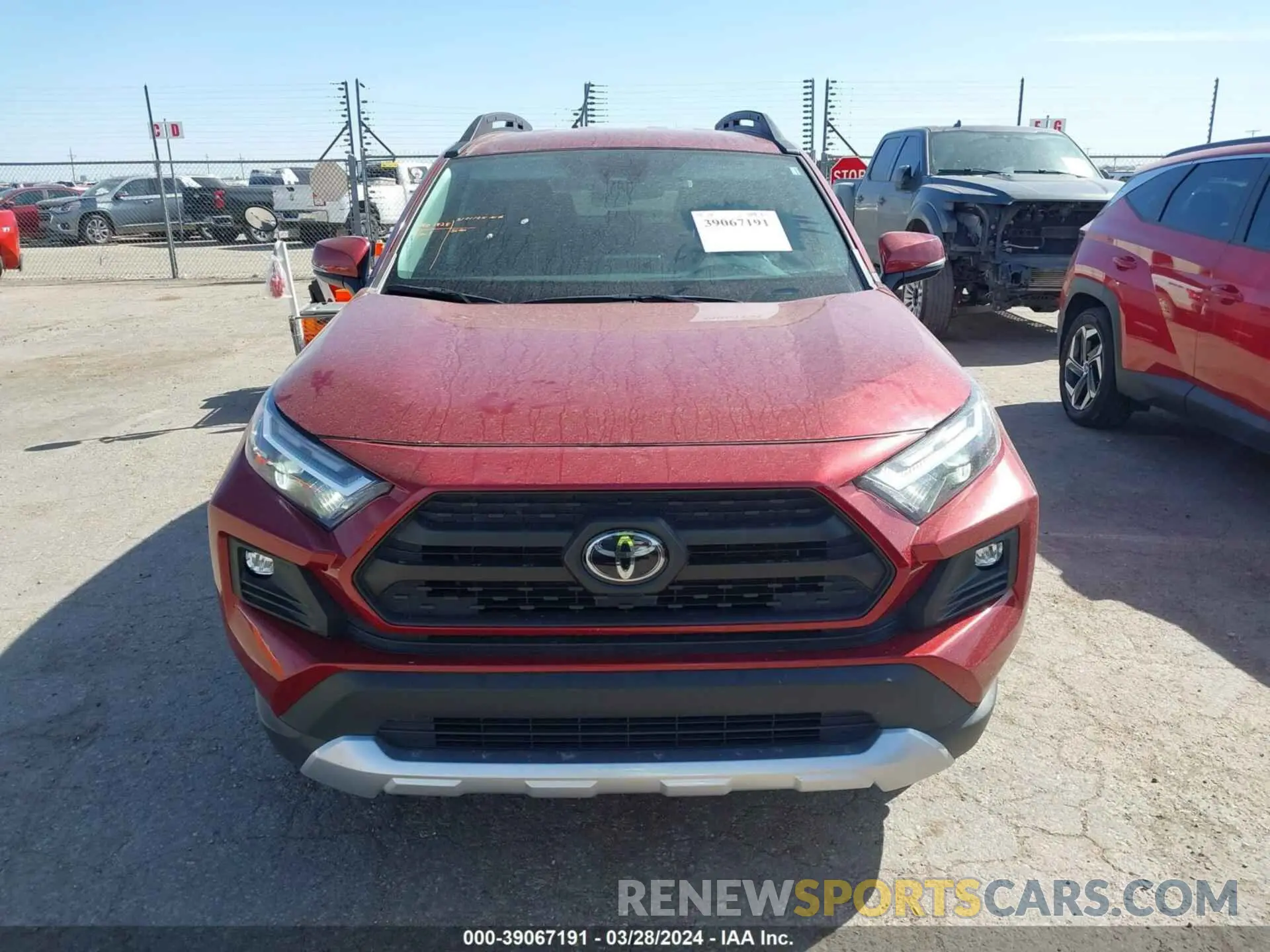 12 fotografías del automóvil dañado 2T3J1RFV2PW332262 TOYOTA RAV4 2023