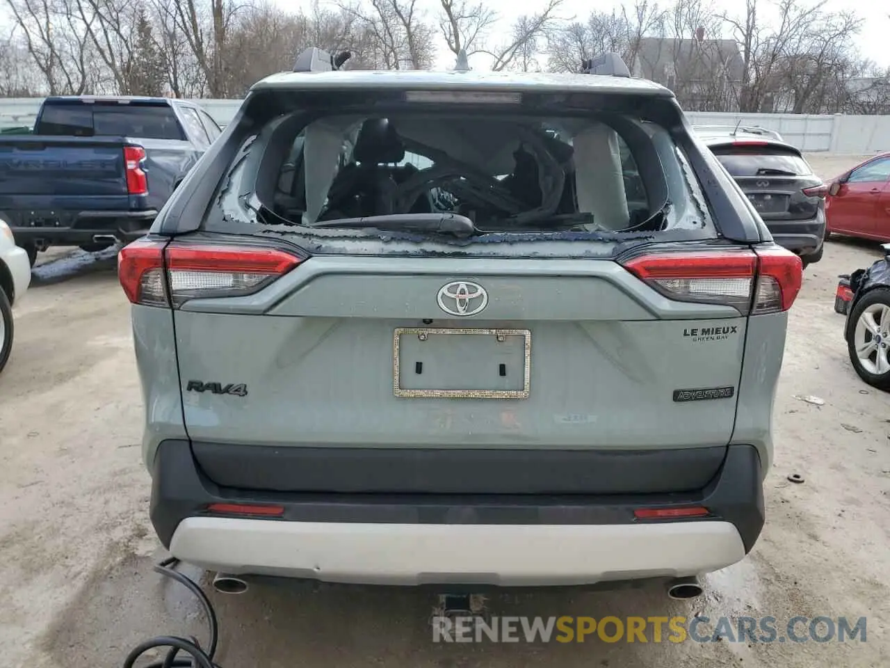 6 fotografías del automóvil dañado 2T3J1RFV7PW343709 TOYOTA RAV4 2023
