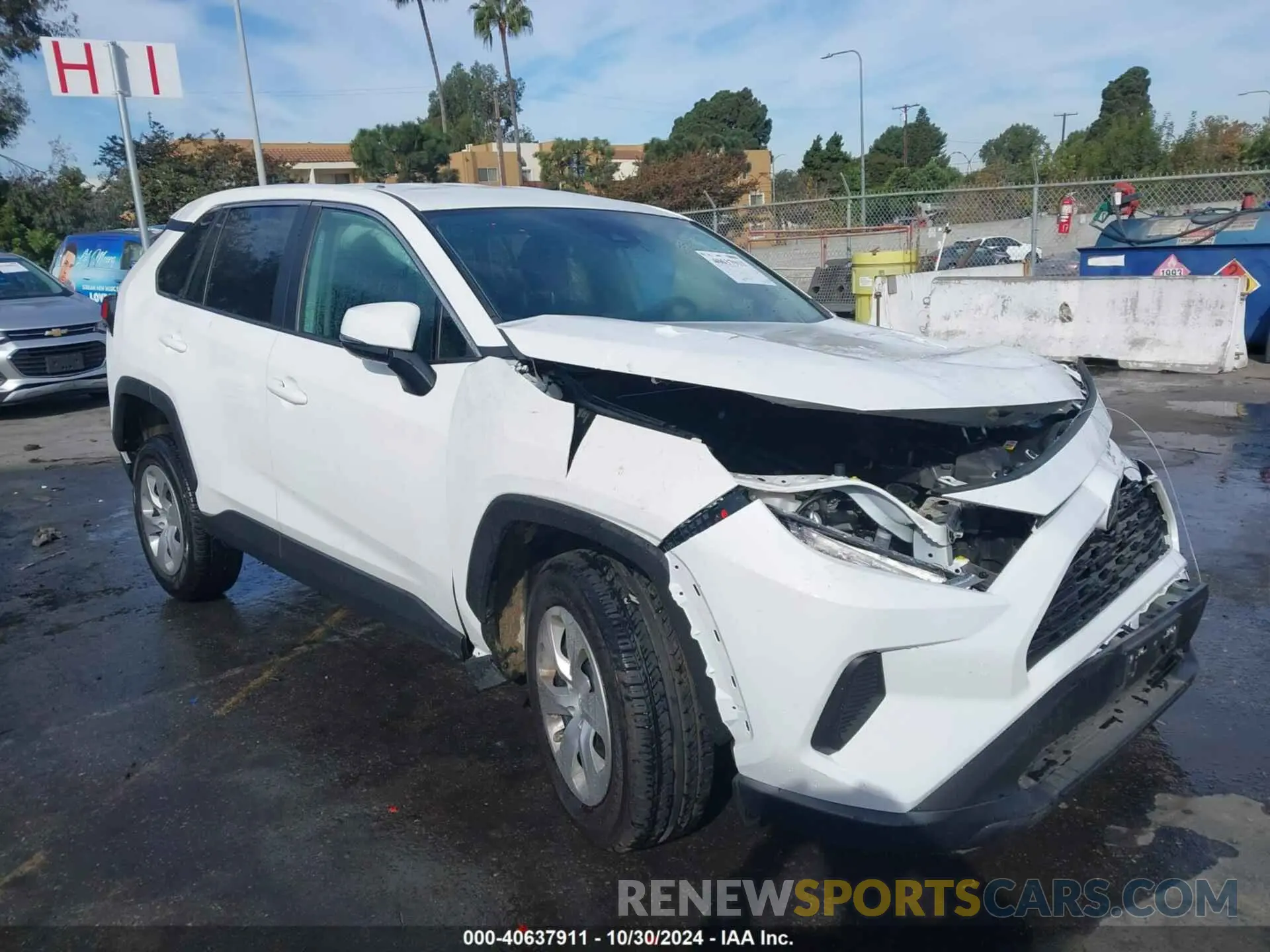 1 fotografías del automóvil dañado 2T3K1RFV0PW259235 TOYOTA RAV4 2023