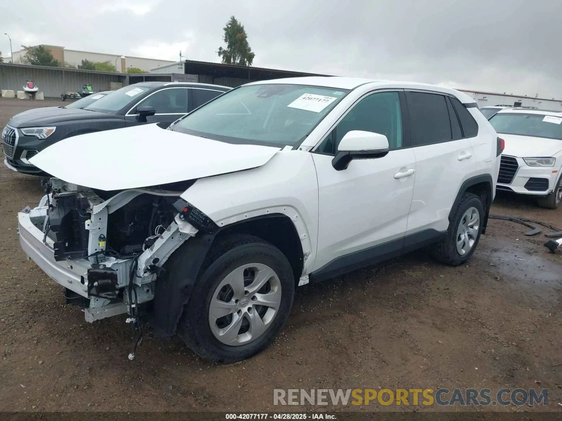 2 fotografías del automóvil dañado 2T3K1RFV0PW265410 TOYOTA RAV4 2023