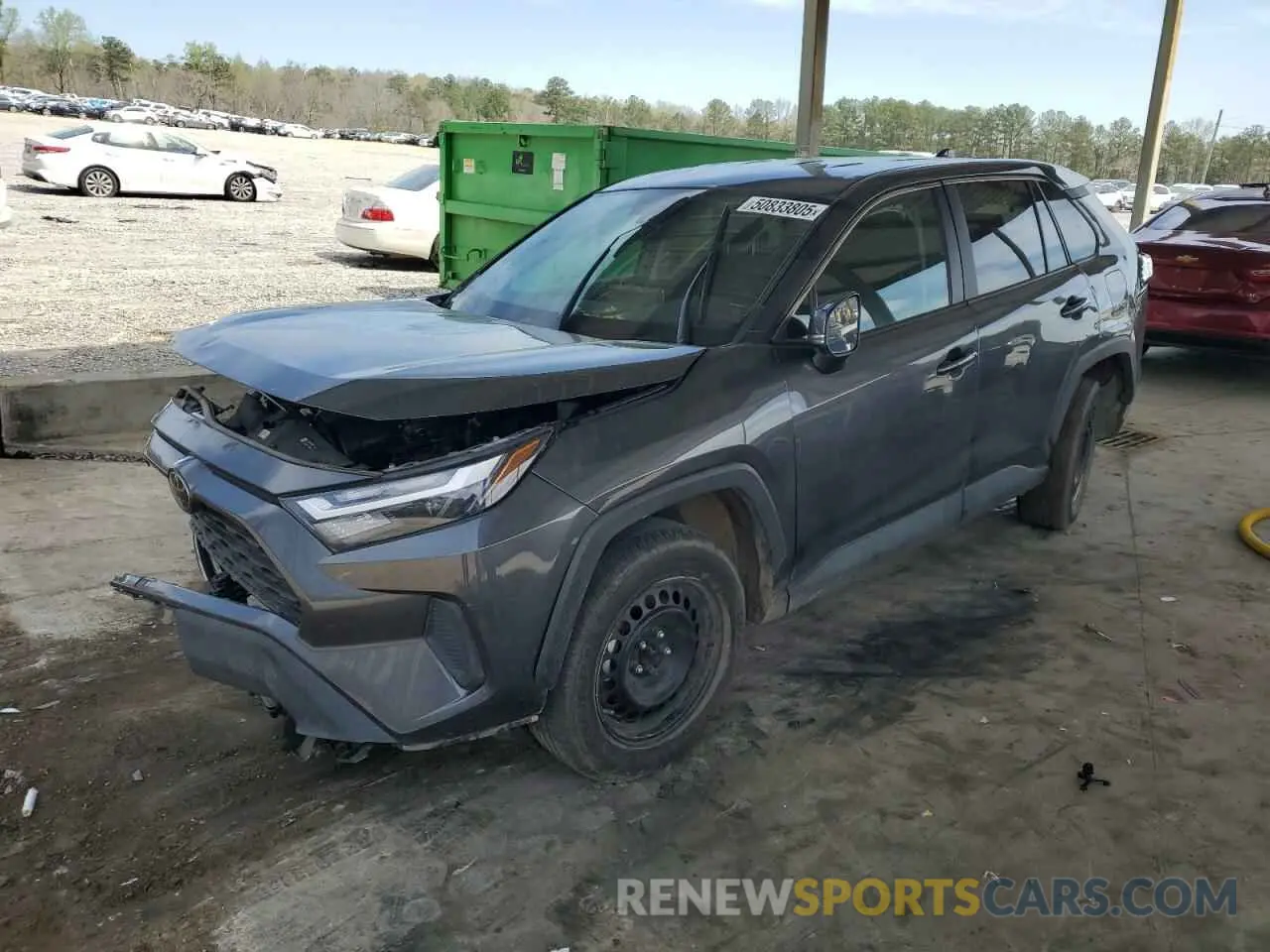 1 fotografías del automóvil dañado 2T3K1RFV4PC250992 TOYOTA RAV4 2023