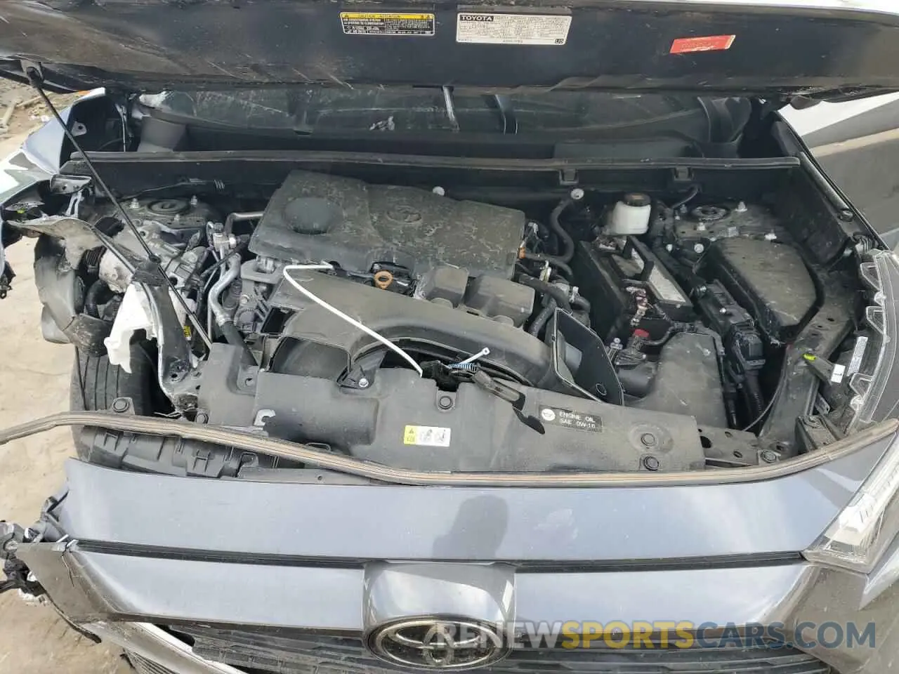 11 fotografías del automóvil dañado 2T3K1RFV4PC250992 TOYOTA RAV4 2023