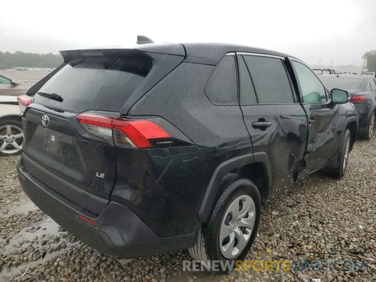 3 fotografías del automóvil dañado 2T3K1RFV8PW245440 TOYOTA RAV4 2023
