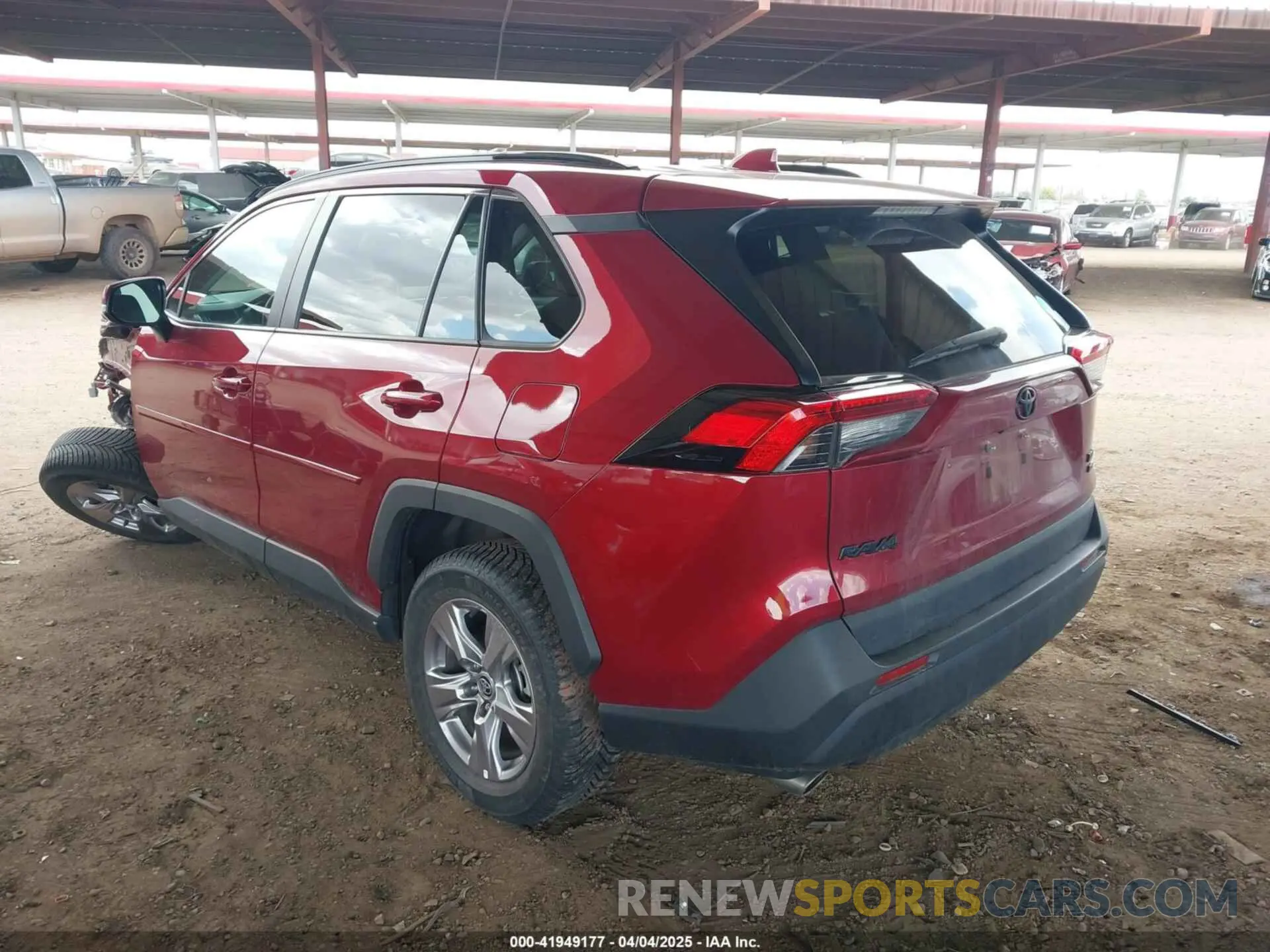 3 fotografías del automóvil dañado 2T3P1RFV0PW378750 TOYOTA RAV4 2023