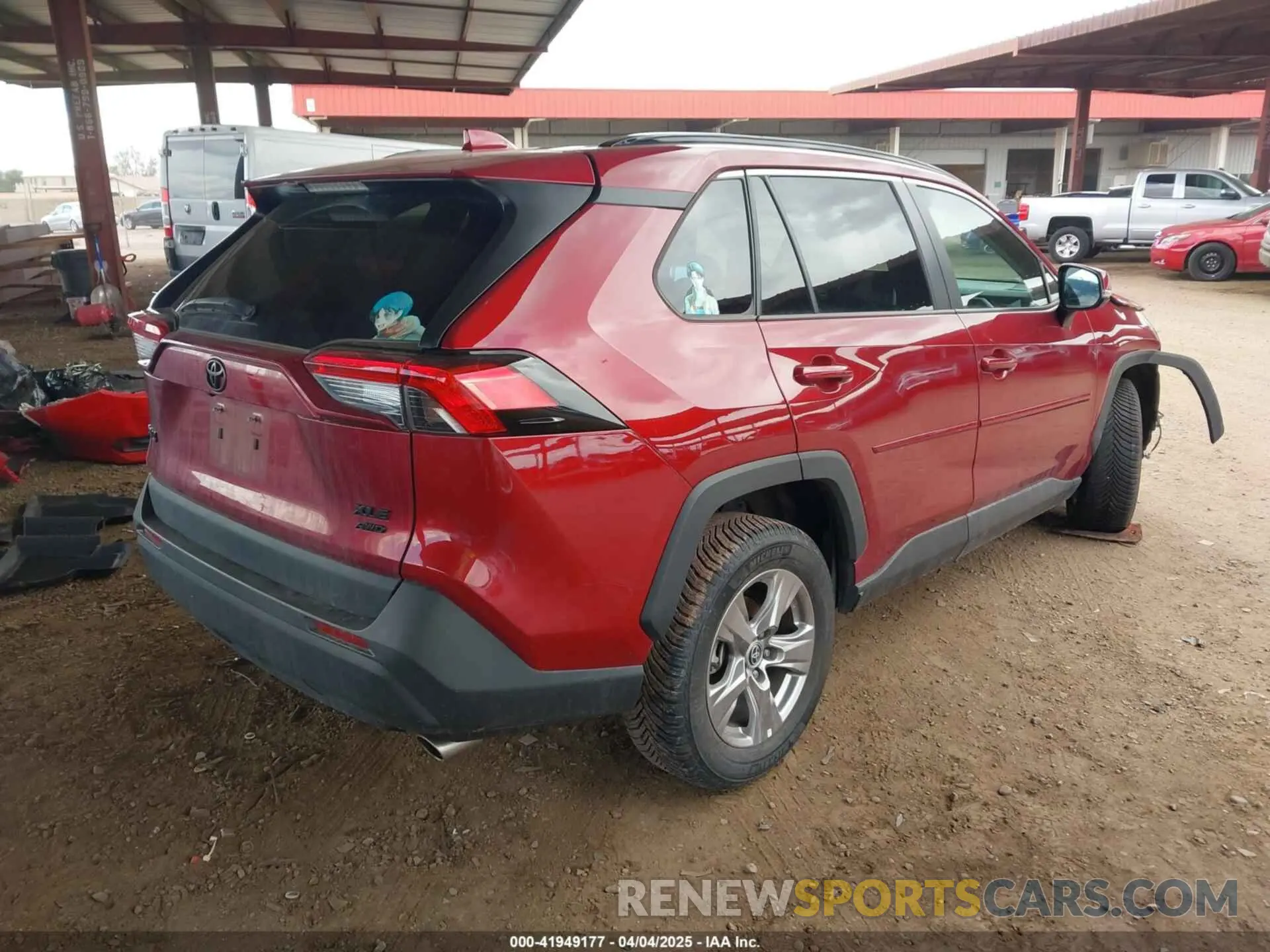 4 fotografías del automóvil dañado 2T3P1RFV0PW378750 TOYOTA RAV4 2023