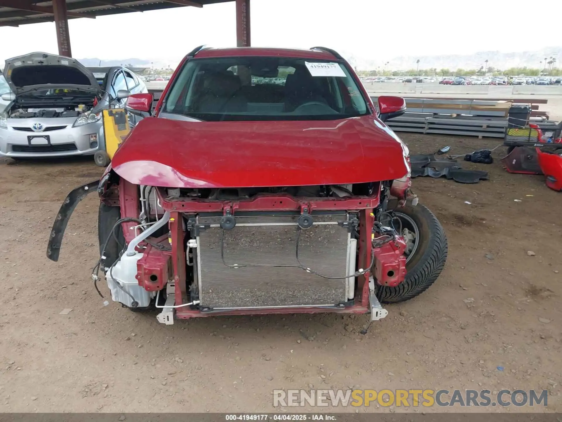 6 fotografías del automóvil dañado 2T3P1RFV0PW378750 TOYOTA RAV4 2023