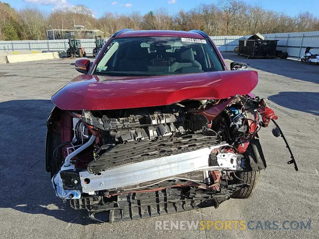 5 fotografías del automóvil dañado 2T3P1RFV5PW373009 TOYOTA RAV4 2023
