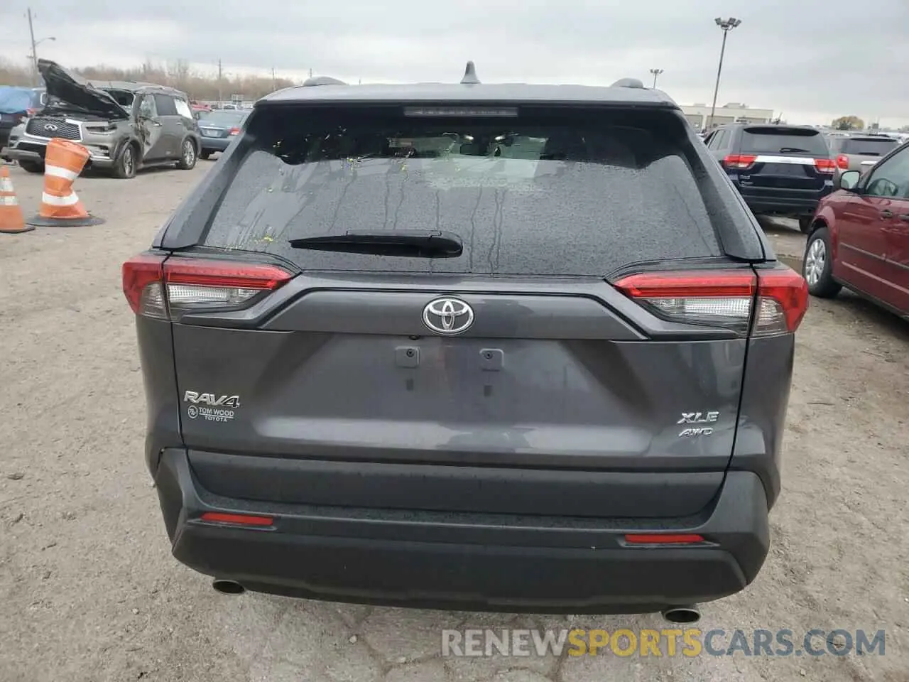 6 fotografías del automóvil dañado 2T3P1RFV5PW394975 TOYOTA RAV4 2023