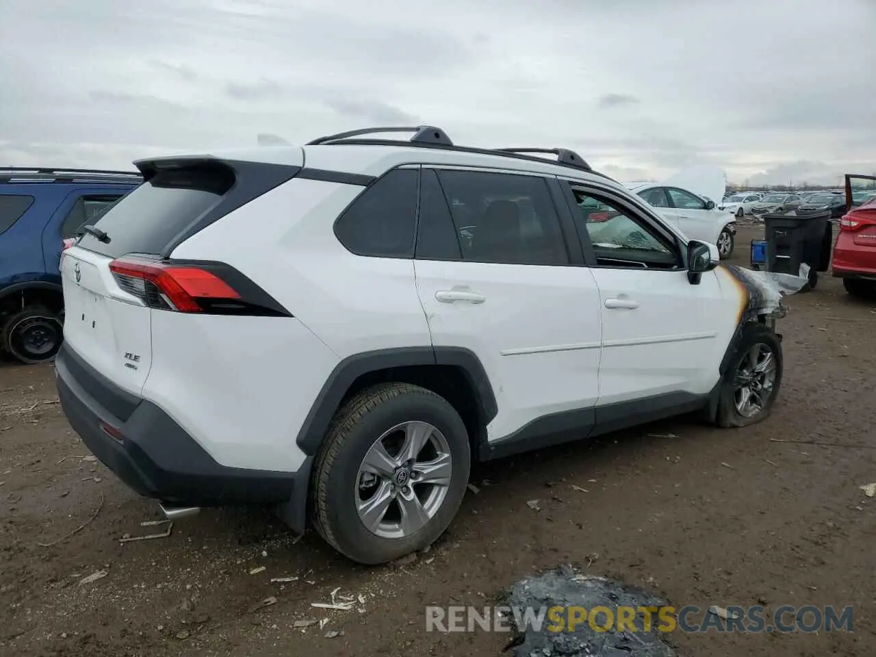 3 fotografías del automóvil dañado 2T3P1RFV7PC379556 TOYOTA RAV4 2023
