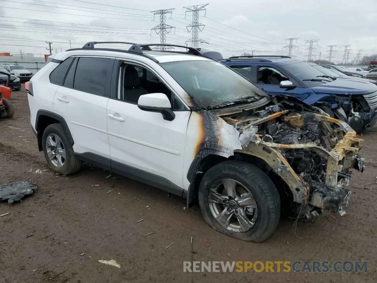 4 fotografías del automóvil dañado 2T3P1RFV7PC379556 TOYOTA RAV4 2023