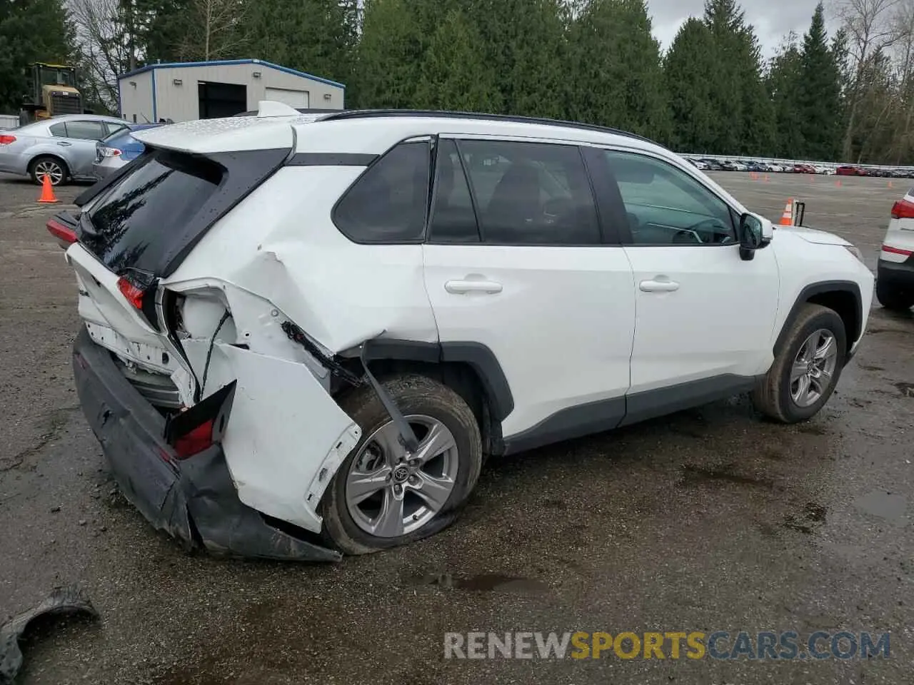 3 fotografías del automóvil dañado 2T3P1RFV7PW347947 TOYOTA RAV4 2023