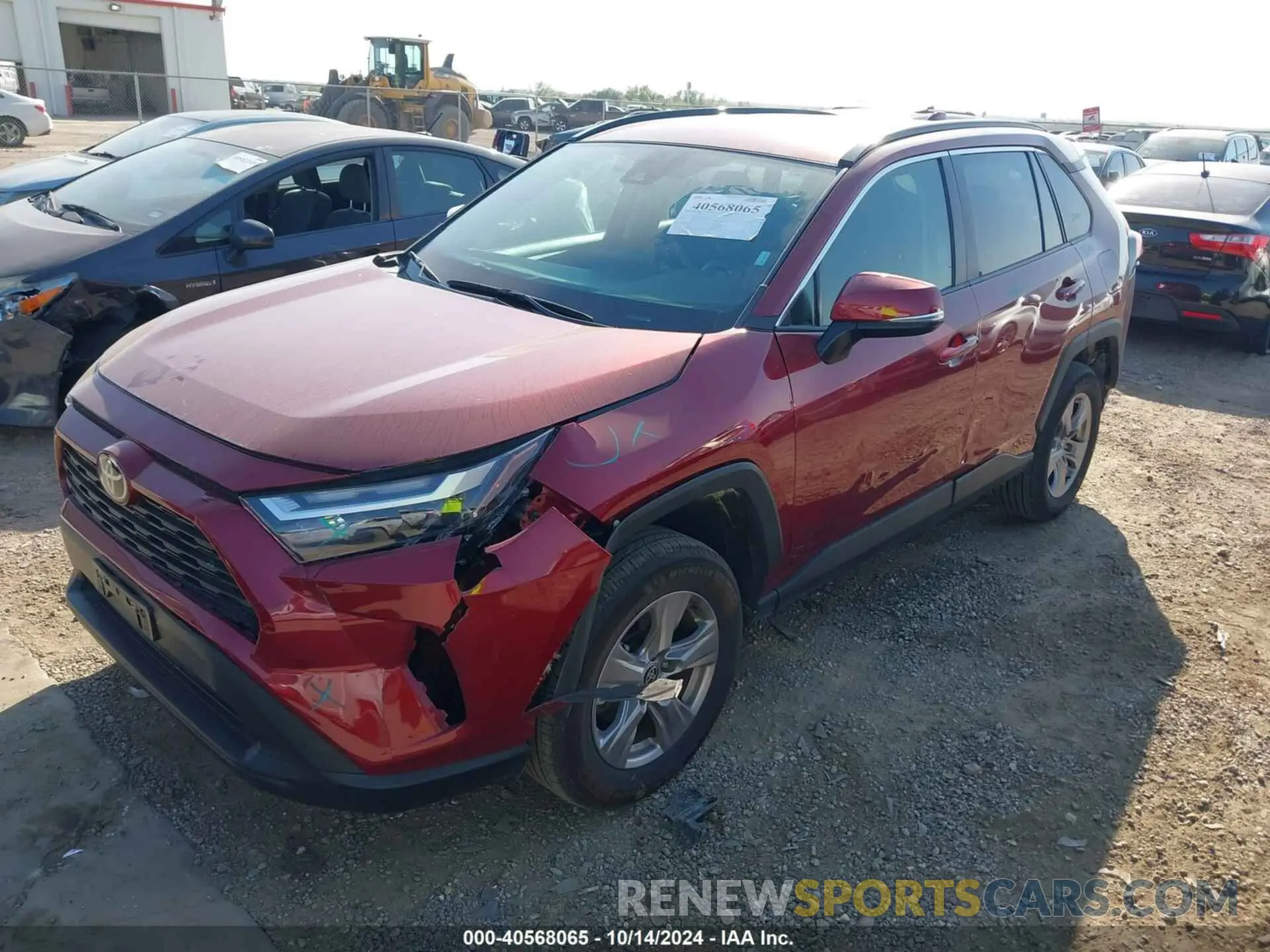 2 fotografías del automóvil dañado 2T3P1RFV7PW377210 TOYOTA RAV4 2023