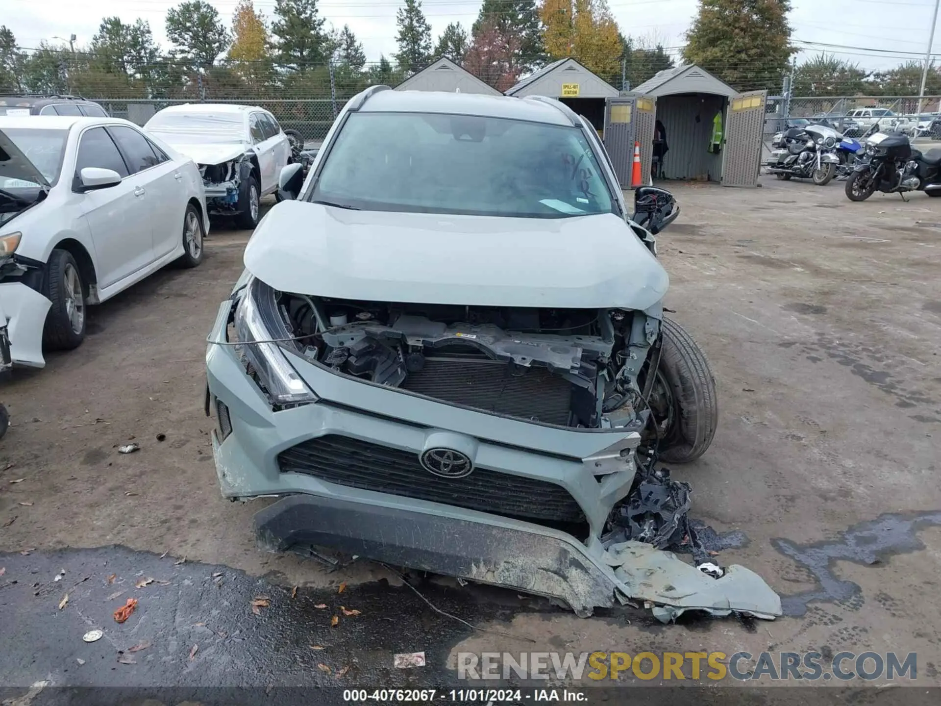 12 fotografías del automóvil dañado 2T3P1RFV7PW392337 TOYOTA RAV4 2023
