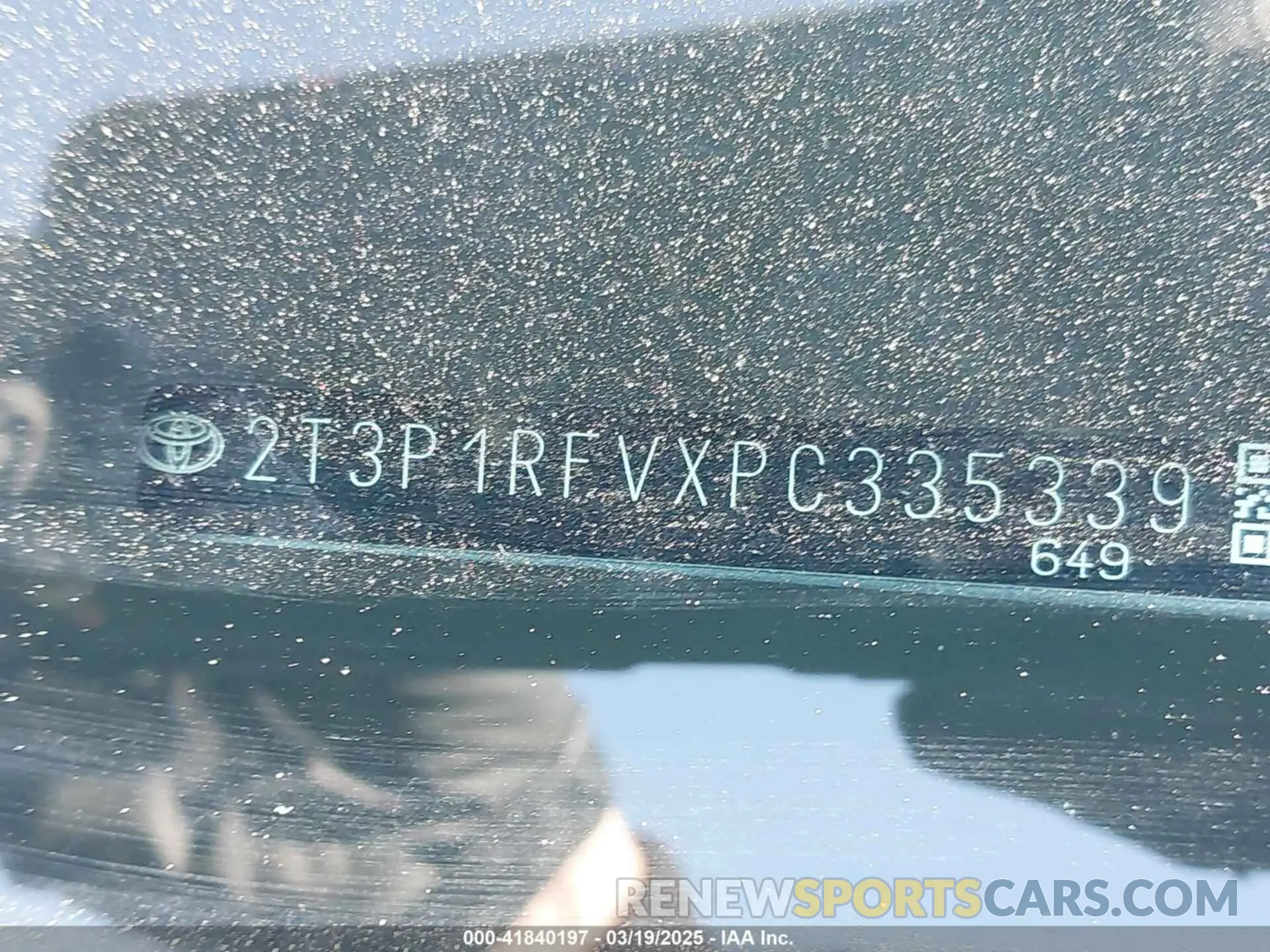 9 fotografías del automóvil dañado 2T3P1RFVXPC335339 TOYOTA RAV4 2023