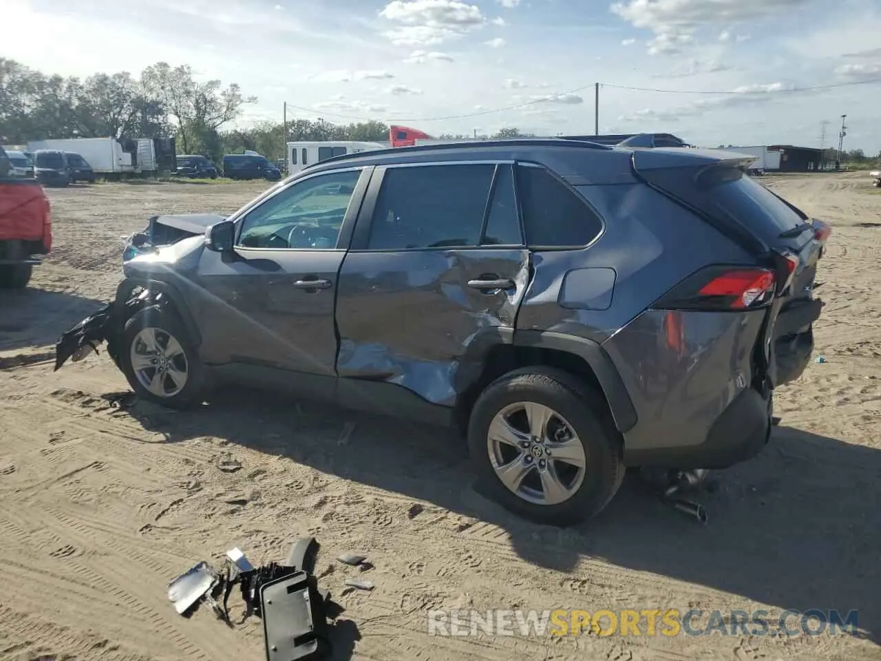 2 fotografías del automóvil dañado 2T3W1RFV1PC241376 TOYOTA RAV4 2023