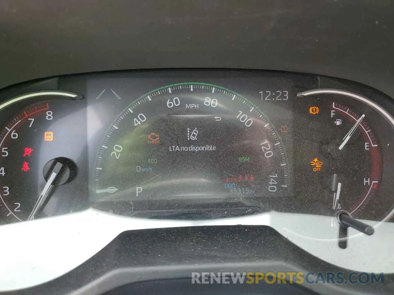 9 fotografías del automóvil dañado 2T3W1RFV4PW242391 TOYOTA RAV4 2023