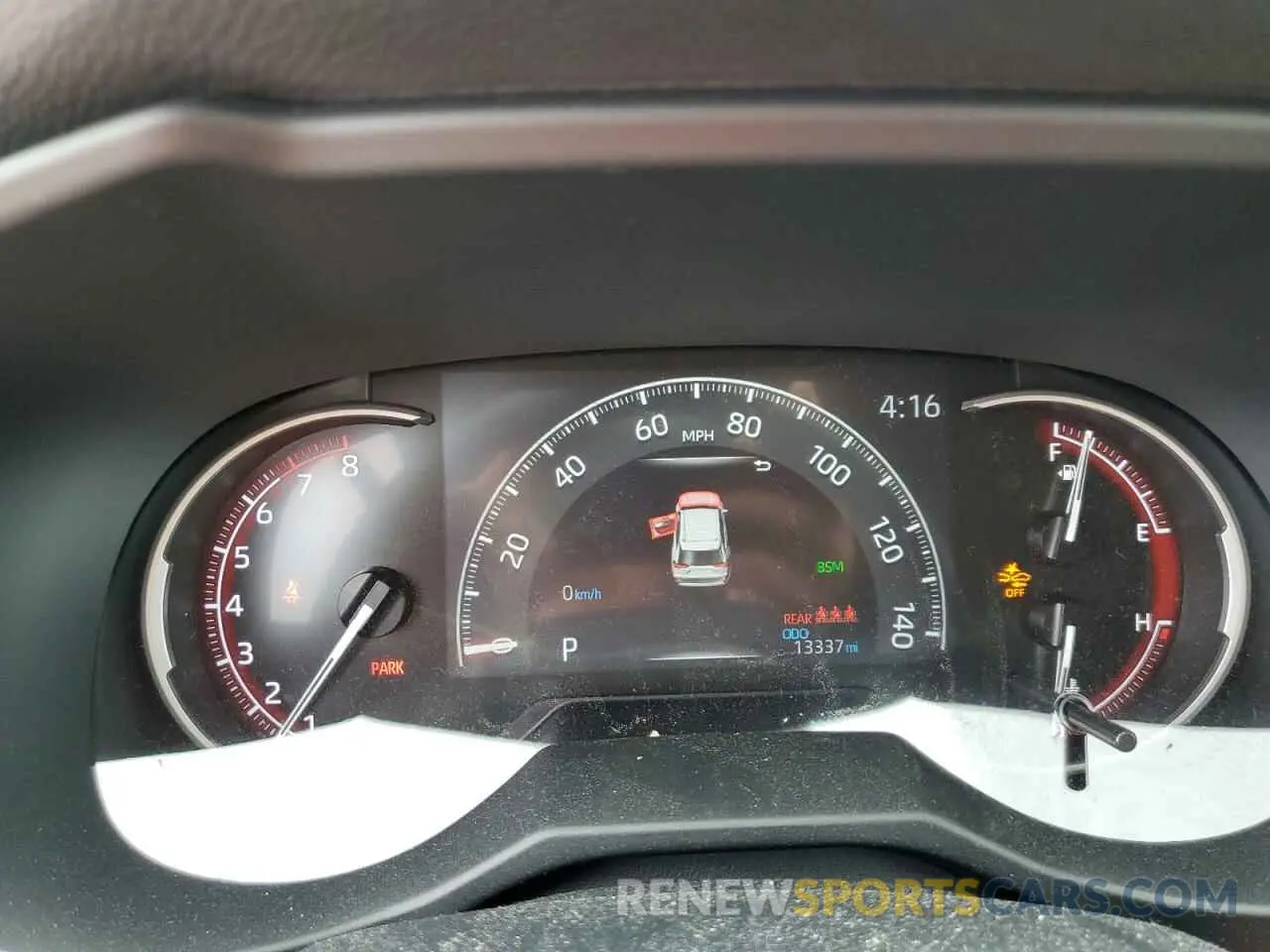 9 fotografías del automóvil dañado 2T3W1RFV6PW279765 TOYOTA RAV4 2023