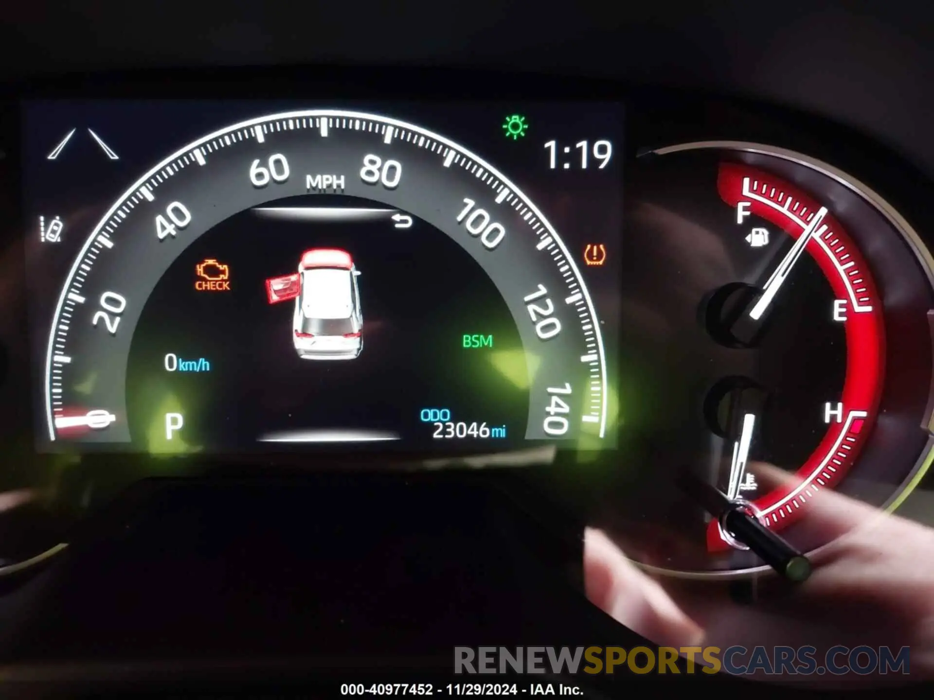 15 fotografías del automóvil dañado 2T3W1RFV8PC247160 TOYOTA RAV4 2023
