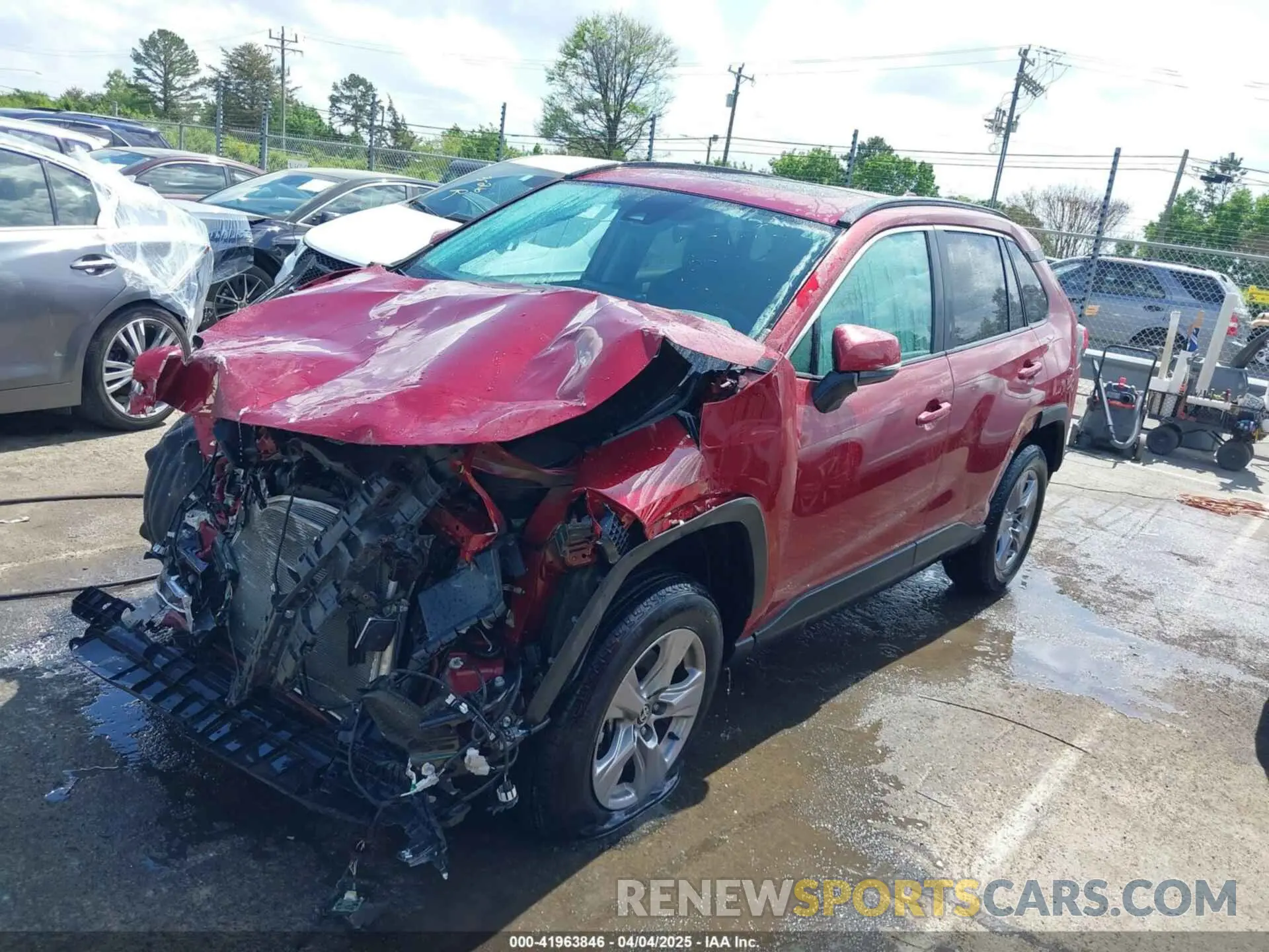 2 fotografías del automóvil dañado 2T3W1RFV8PW242121 TOYOTA RAV4 2023