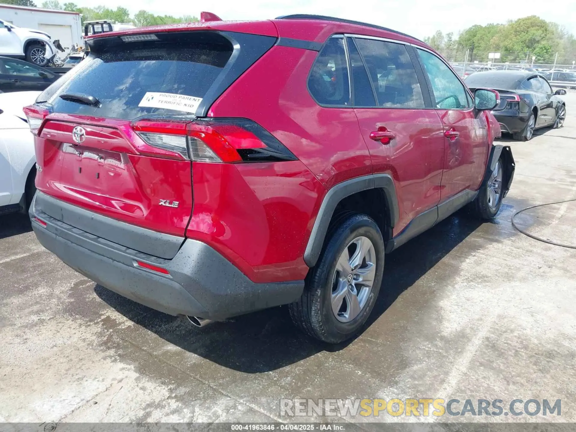 4 fotografías del automóvil dañado 2T3W1RFV8PW242121 TOYOTA RAV4 2023