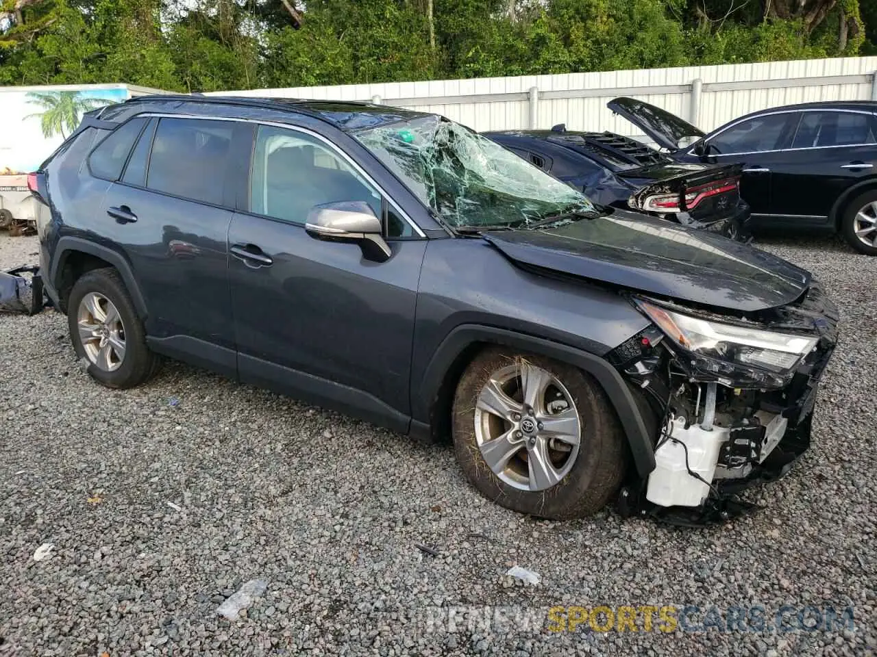 4 fotografías del automóvil dañado 2T3W1RFV8PW282330 TOYOTA RAV4 2023