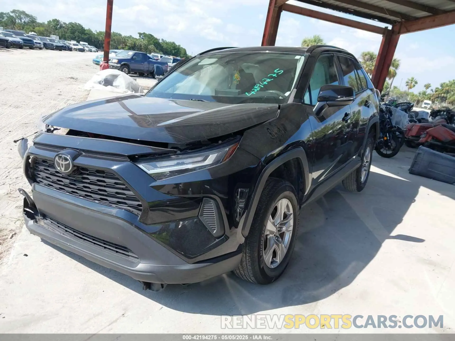 2 fotografías del automóvil dañado 2T3W1RFVXPW249197 TOYOTA RAV4 2023