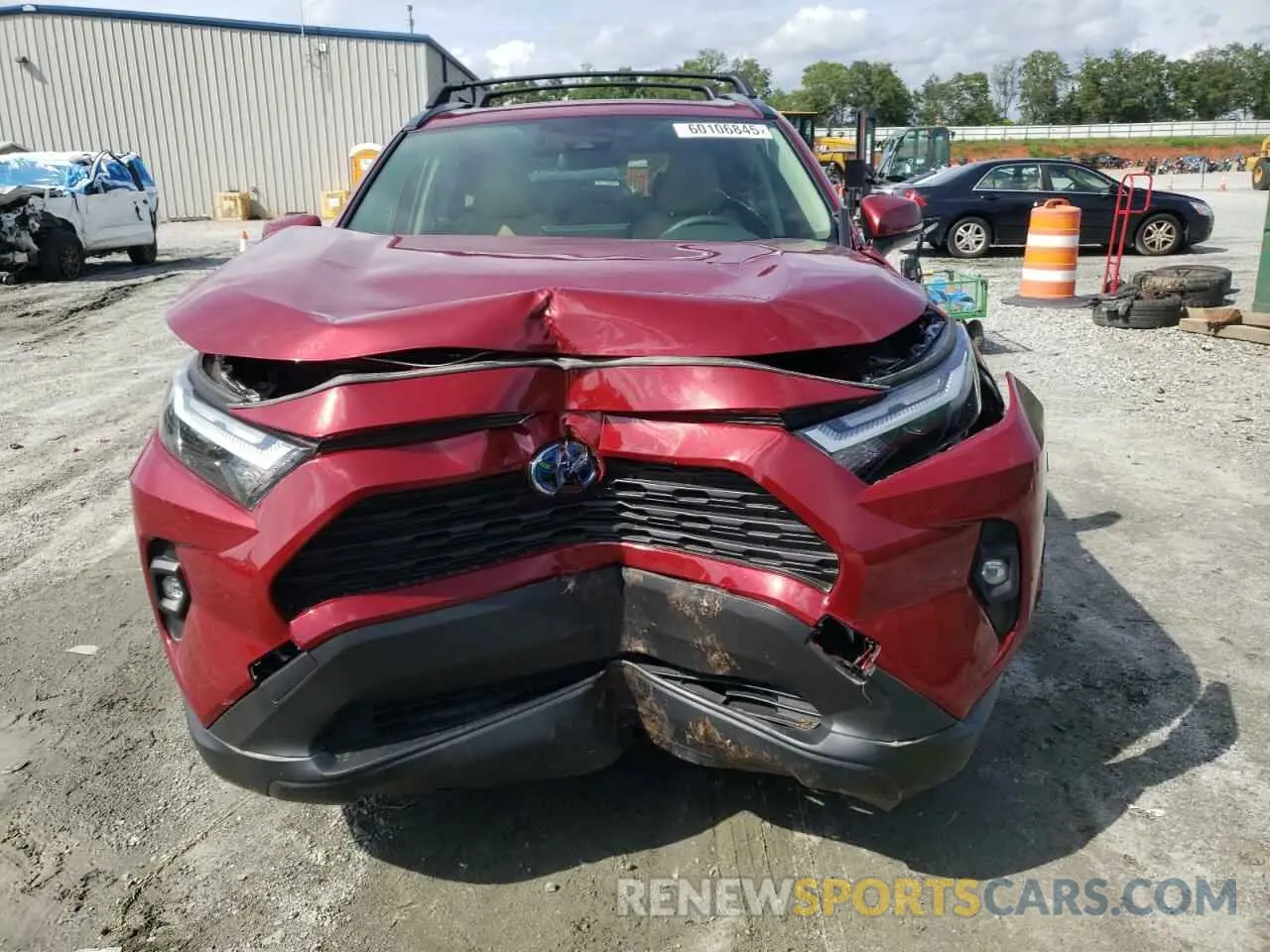 5 fotografías del automóvil dañado JTMB6RFV2PD541262 TOYOTA RAV4 2023