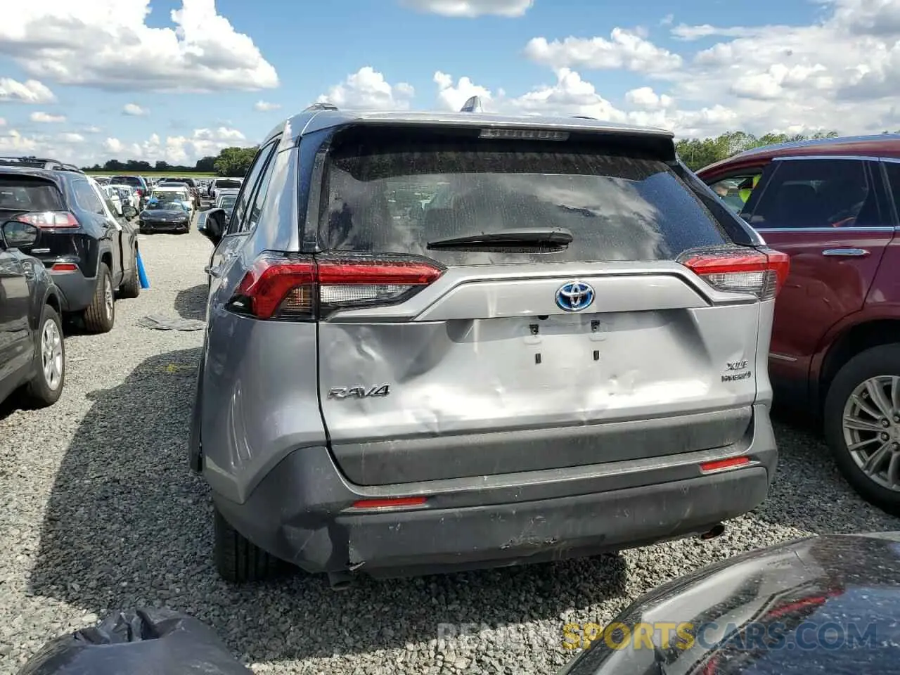 6 fotografías del automóvil dañado JTMB6RFV9PD542747 TOYOTA RAV4 2023
