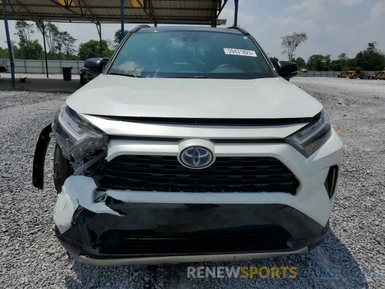 5 fotografías del automóvil dañado JTME6RFV2PJ035719 TOYOTA RAV4 2023