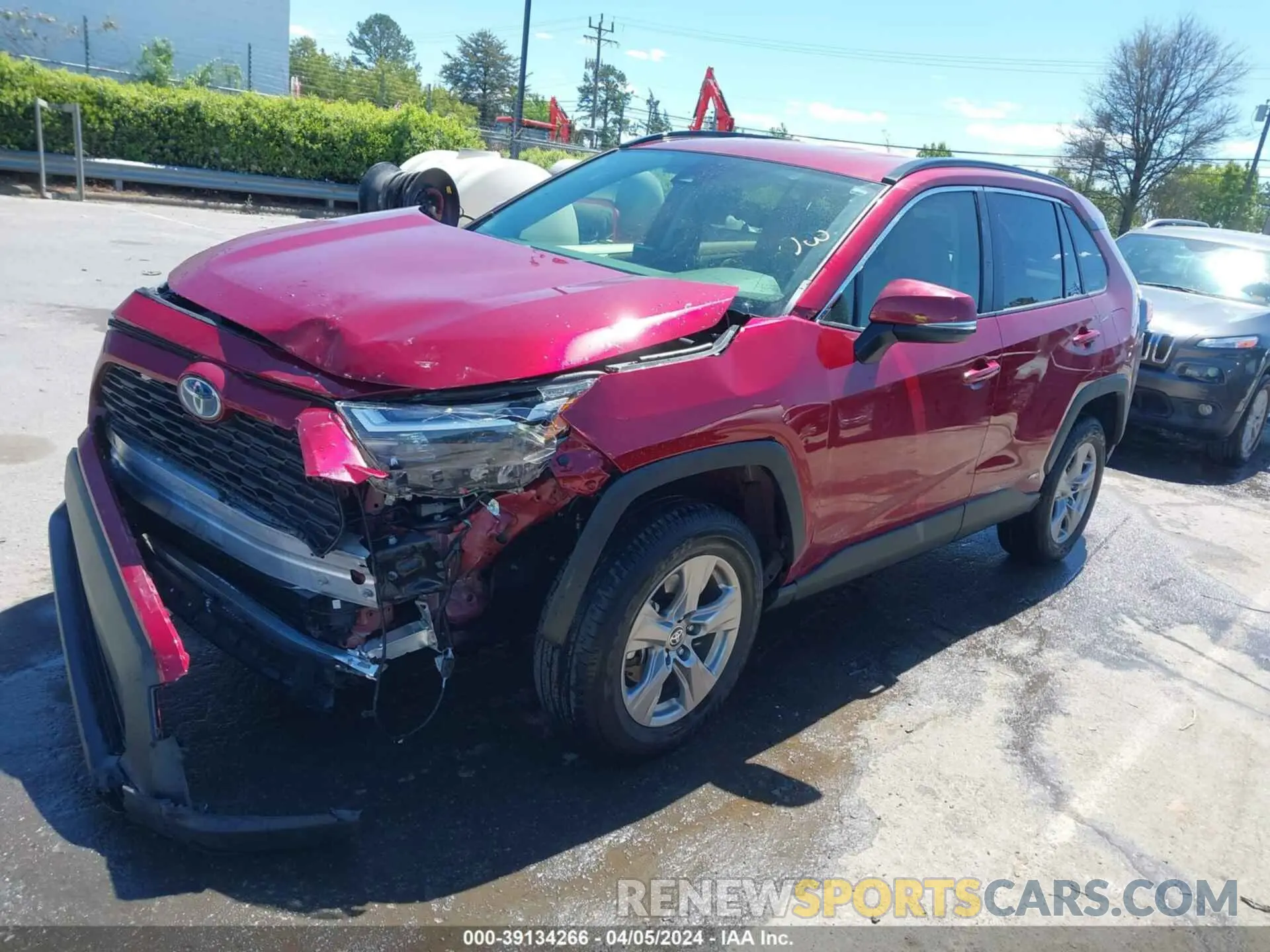 2 fotografías del automóvil dañado JTMMWRFV3PD192623 TOYOTA RAV4 2023