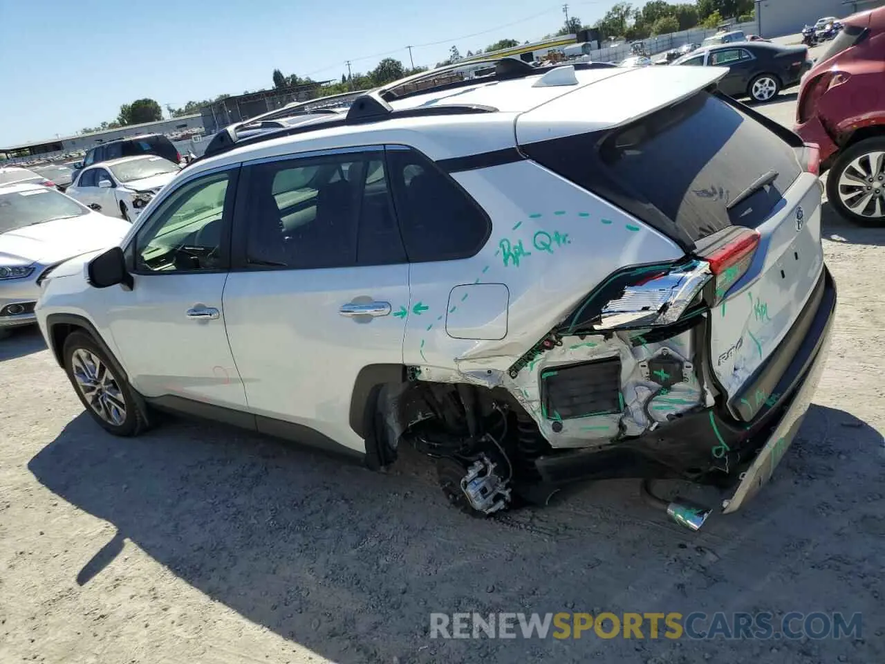 2 fotografías del automóvil dañado JTMN1RFV8PJ040843 TOYOTA RAV4 2023
