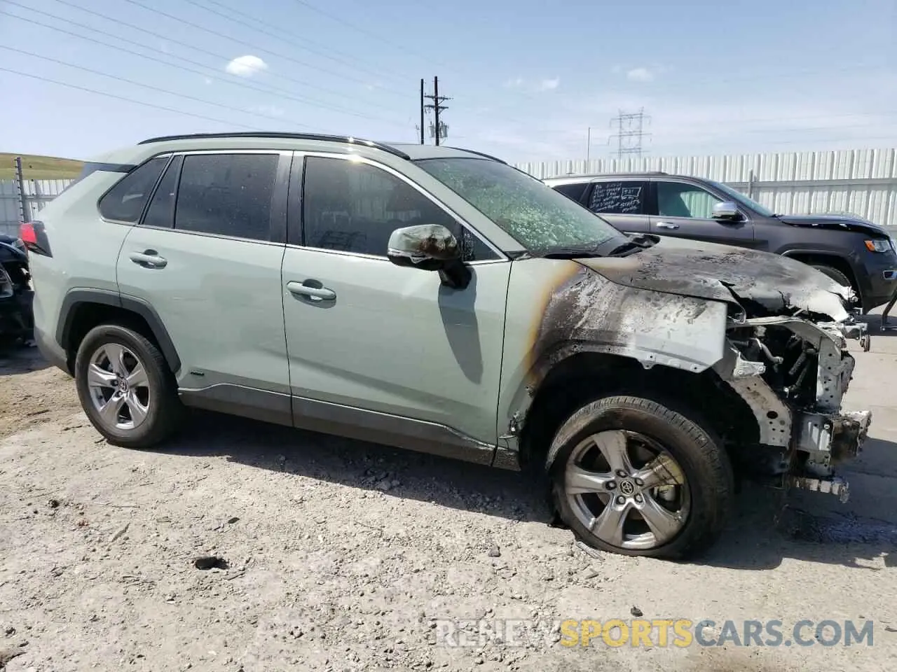 4 fotografías del automóvil dañado JTMRWRFV1PD171808 TOYOTA RAV4 2023