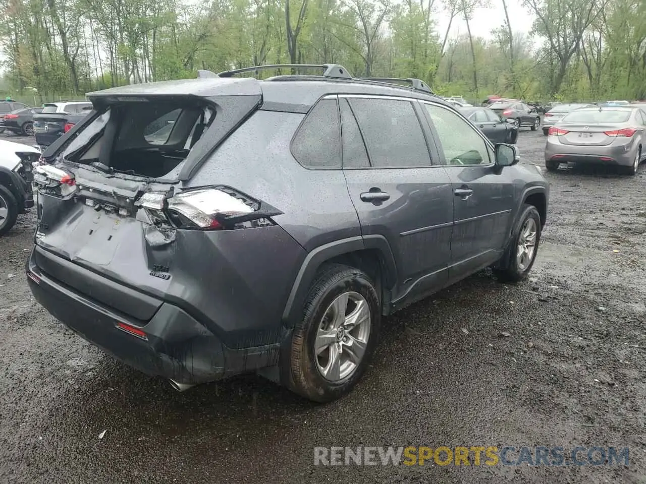 3 fotografías del automóvil dañado JTMRWRFV1PD201731 TOYOTA RAV4 2023