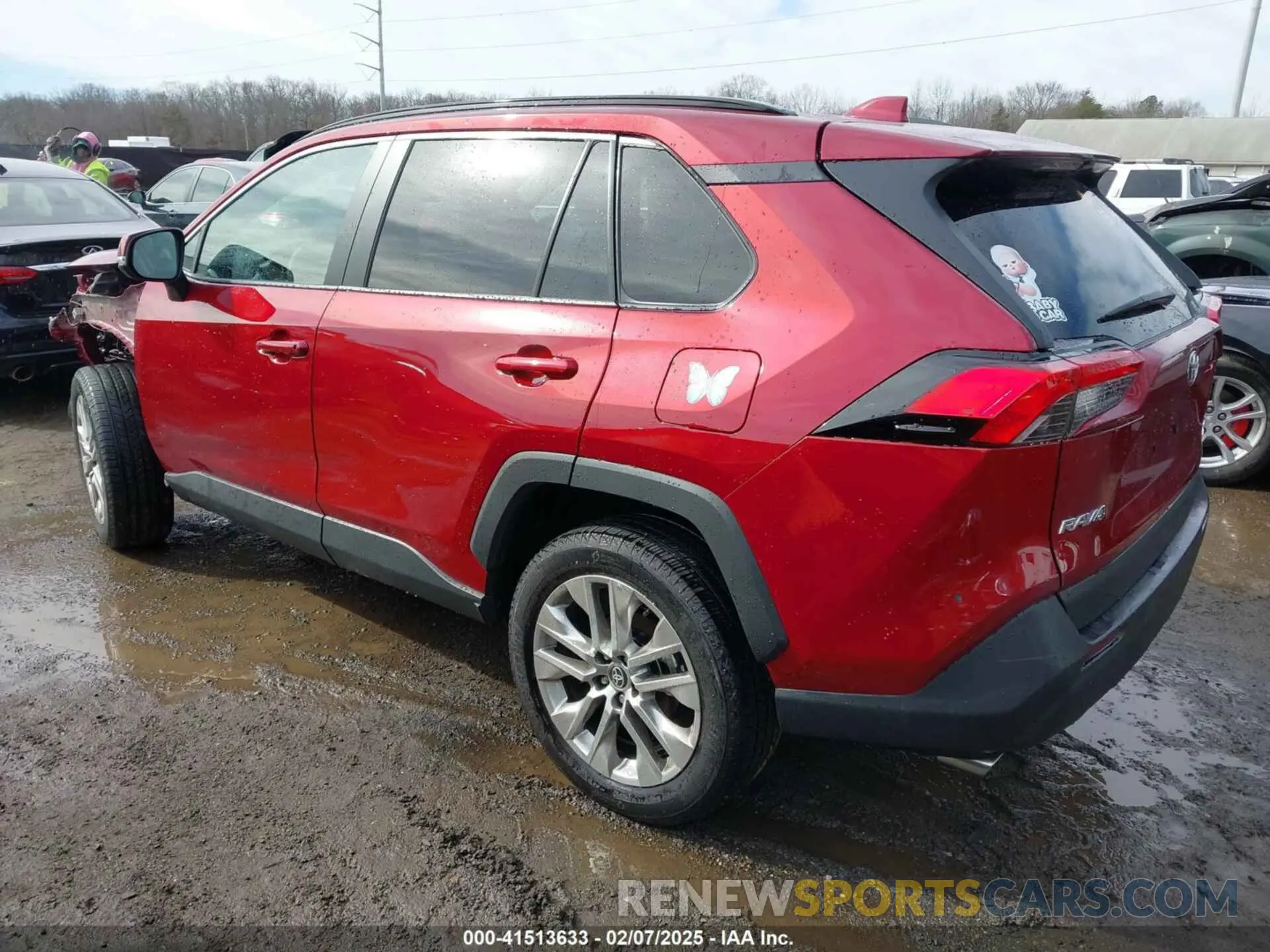 3 fotografías del automóvil dañado 2T3A1RFV0RW487038 TOYOTA RAV4 2024