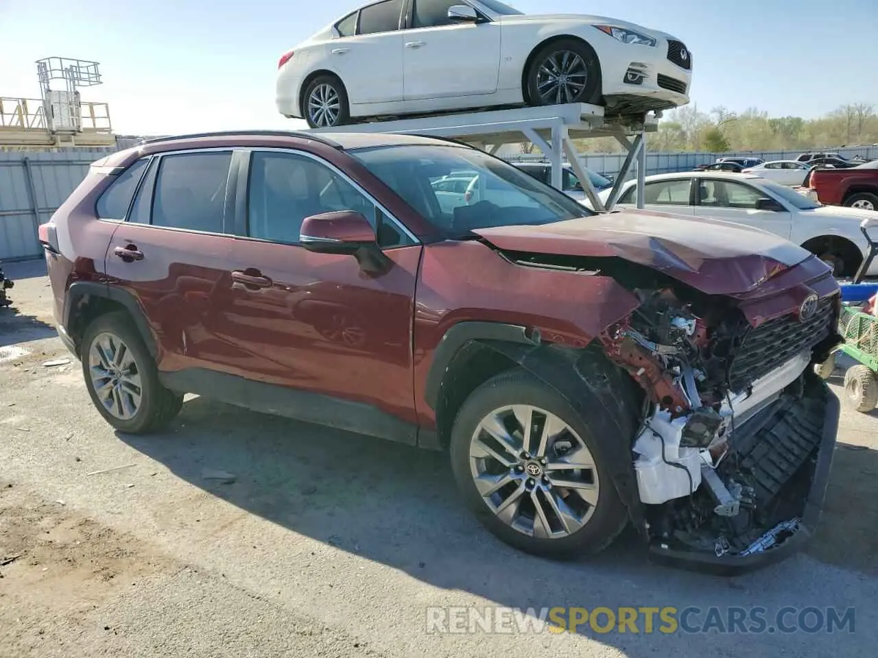 4 fotografías del automóvil dañado 2T3A1RFV1RW475478 TOYOTA RAV4 2024